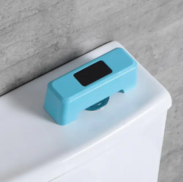 Кнопка - смыватель для бачка унитаза бесконтактная Toilet Sensor Flush (5 переходников-головок, USB зарядка) / Сенсорная кнопка для унитаза